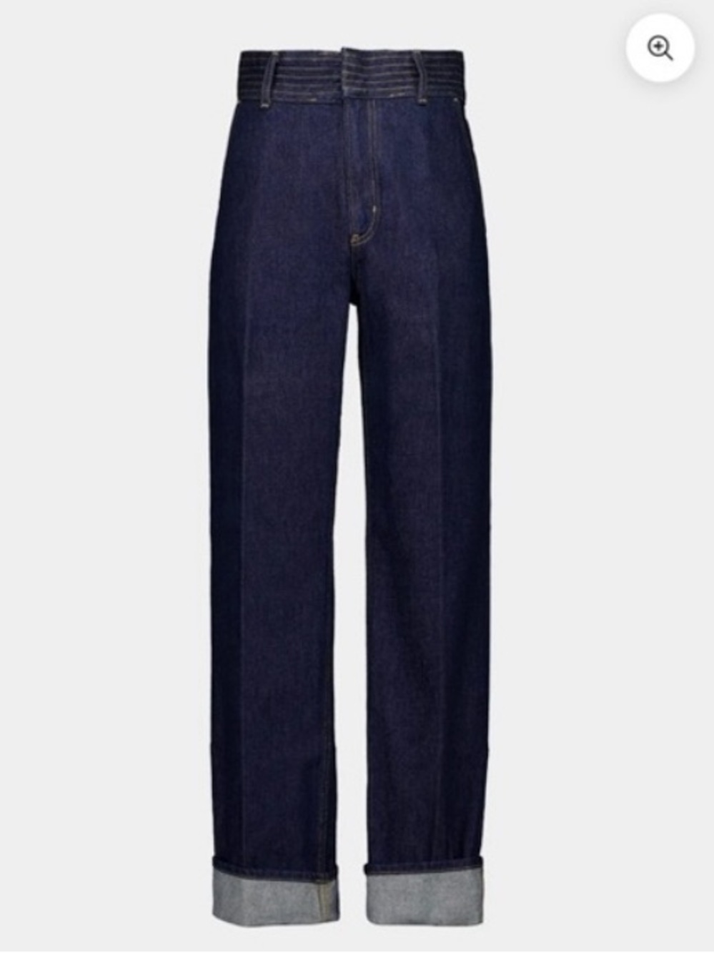 NWT FRAME Trapunto Trouser Jeans in Rinse Size 26 - Picture 2 of 15